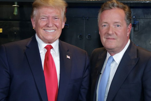 Donald Trump and Piers Morgan