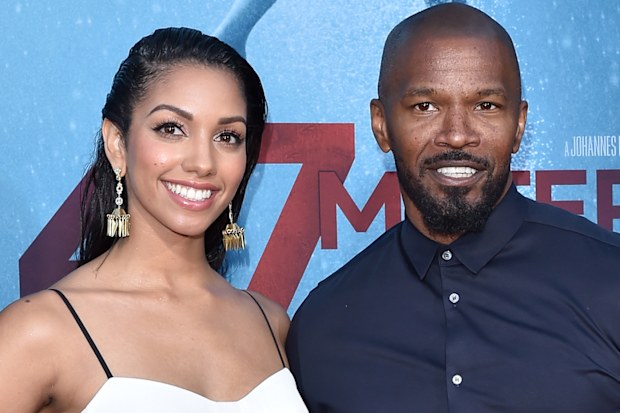 Jamie Foxx, daughter Corinne Foxx, movie premiere