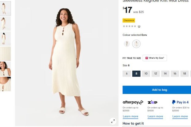 A $20 Kmart ribbed dress has quickly become a favourite clothing item among pregnant Aussie women.
