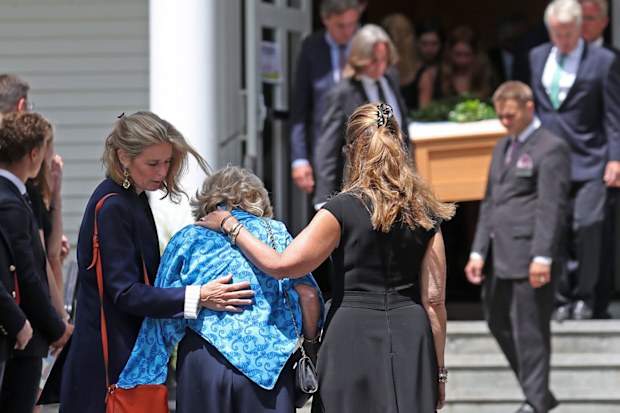 Saoirse Kennedy Hill's funeral.