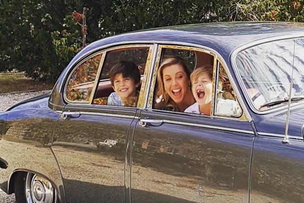 Catriona Rowntree and her sons