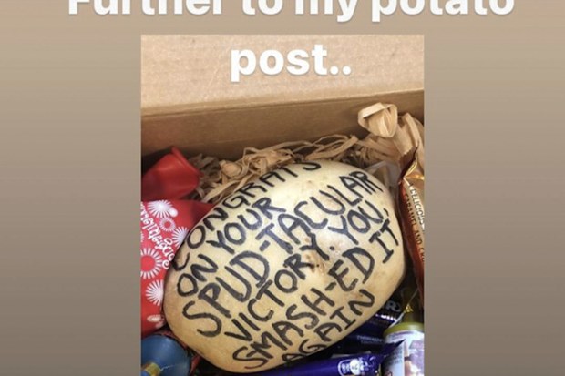Jacinda Ardern's potato fan mail