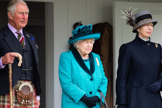 Queen Elizabeth II King Charles III Princess Anne 