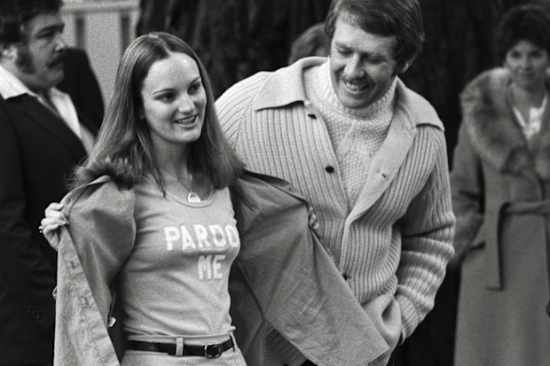 Patty Hearst with husband Bernard Shaw.