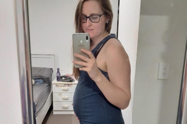 Lauren Van Dalen while pregnant with her son Ezra.