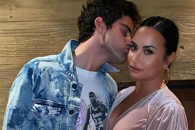 Demi Lovato, fiancé Max Ehrich, Instagram, dinner, Nobu, Malibu