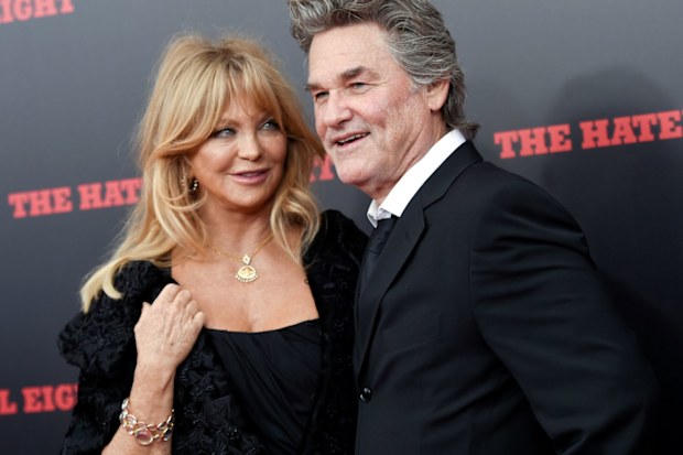 Goldie Hawn and Kurt Russell in 2015.