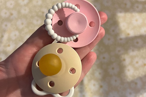 Mum Amy says using glow in the dark dummies has saved everyones sleep