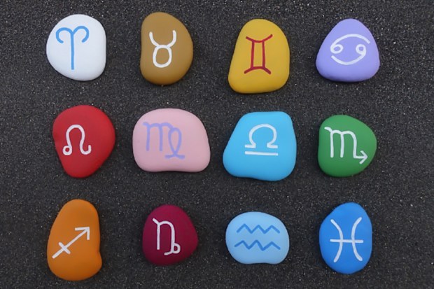 Traditional zodiac star signs.