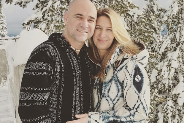 Andre Agassi and Steffi Graf