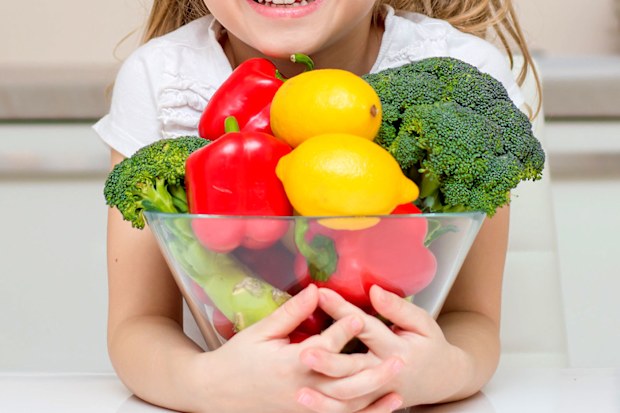 Vegetarian child