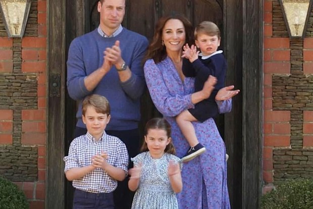Cambridges Prince William Kate Middleton Prince George Princess Charlotte Prince Louis Clap for Carers BBC Big Night In