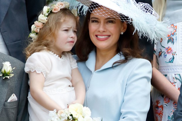 Lady Frederick Windsor with daughter Isabella.
