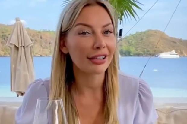 In her latest video she focuses on how 'ladies' should behave while eating out Instagram School of Affluence.