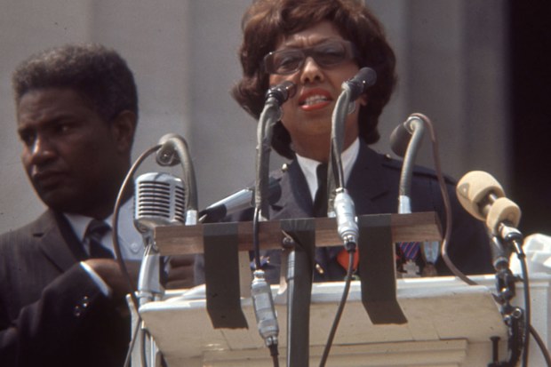 Josephine Baker speaks at the March on Washington, 1963.