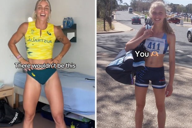 Australian Olympian Liz Clay joining the "there wouldn't be this if there hadn't been you" trend.