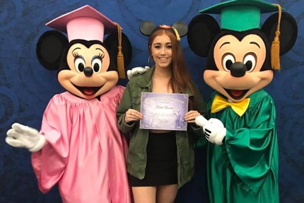 Kodi Brown was working at Disneyland in the US when she noticed the lump.