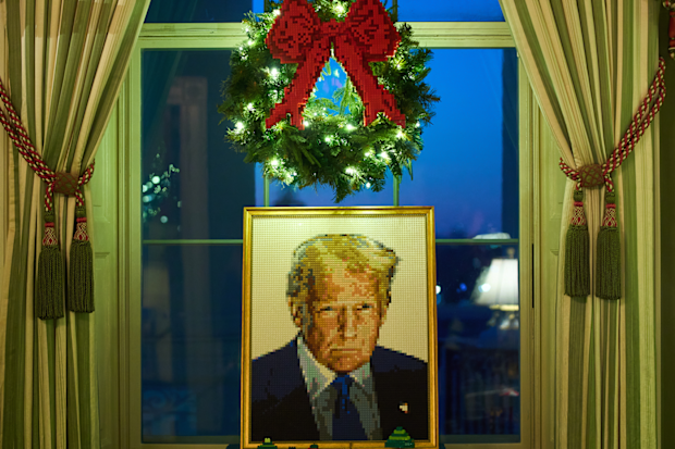 Christmas decorations at the White House, December 1, 2025