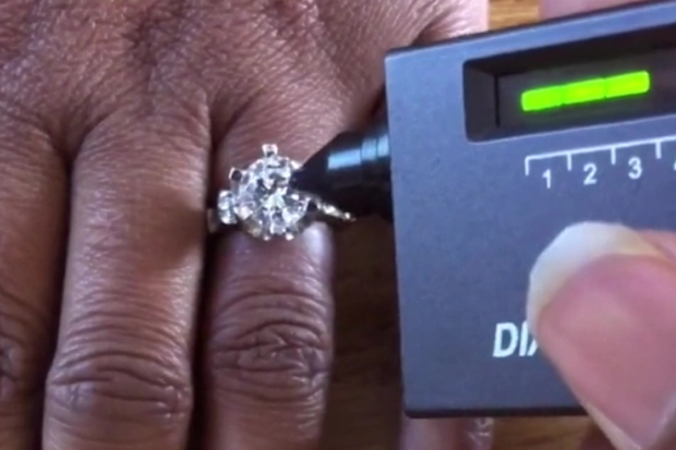 The students asked their teacher if they could test her ring.