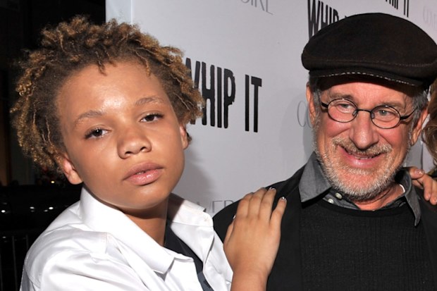 Steven Spielberg, daughter Mikaela, movie premiere 