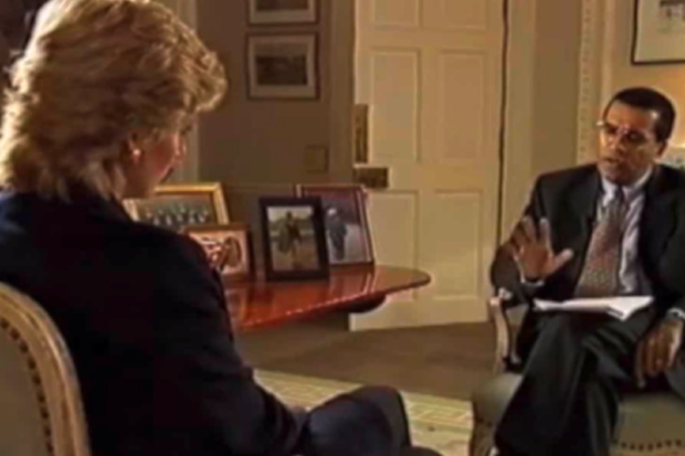 Princess Diana and Martin Bashir Panorama interview.