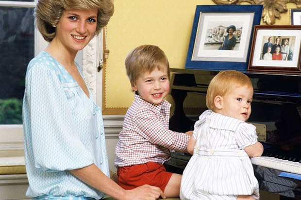 Princess Diana names Harry William
