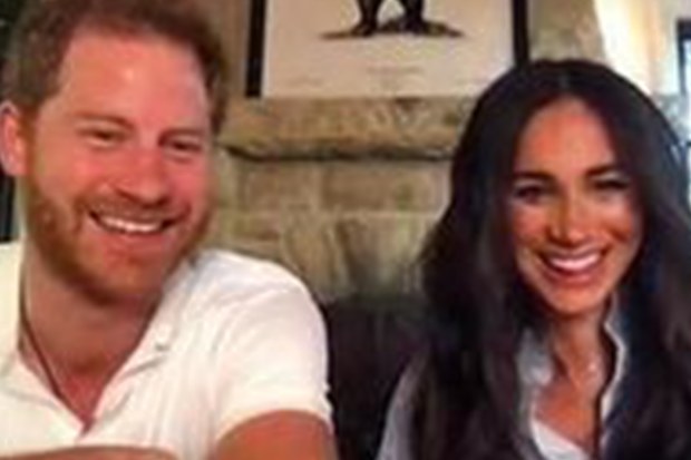 Prince Harry and Meghan Markle surprise poetry class