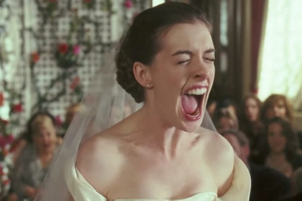 Bride Wars movie bride screaming