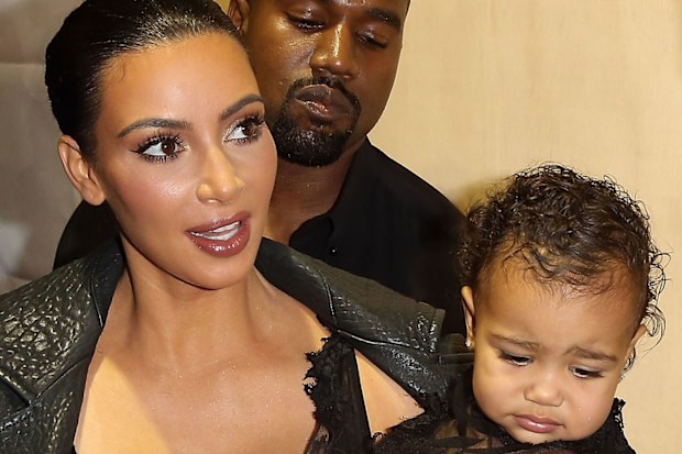 Kim Kardashian West, Kanye West, North West