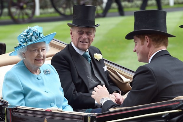 Royals in a carriage