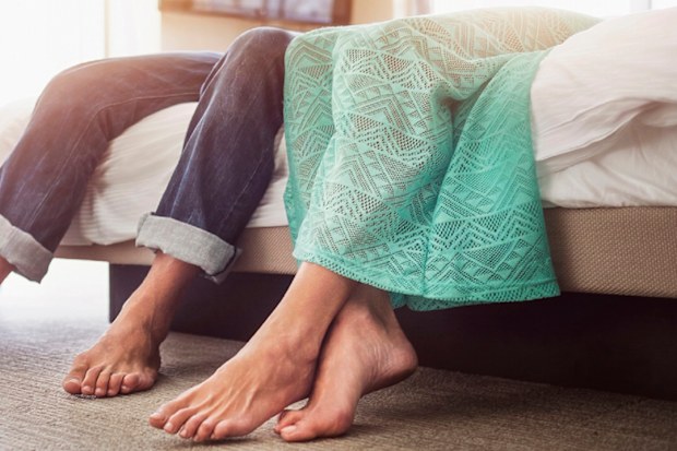 She says she is struggling to sleep since her boyfriend moved in.