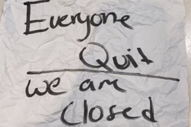 McDonalds note