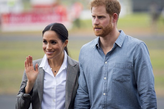 Meghan Markle and Prince Harry in Dubbo in 2018