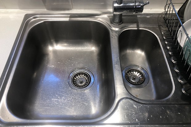 How to deep clean sink hack 