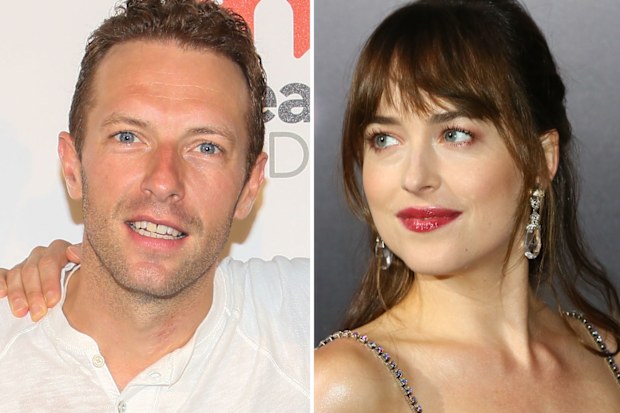 Dakota Johnson and Chris Martin