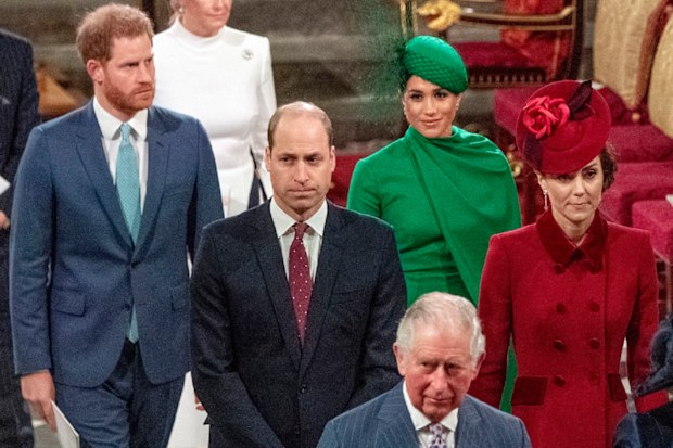 Prince Charles and Harry title