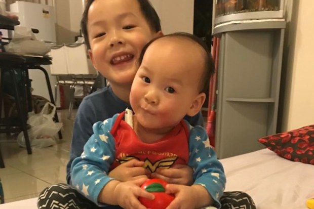 Susan's gorgeous childre: Aged 3 and 1.