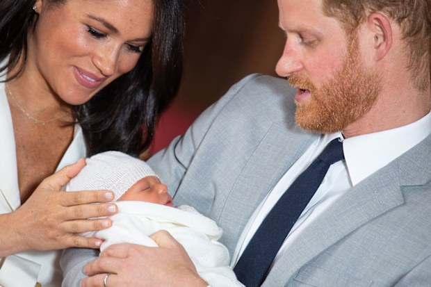Baby Sussex first photo call