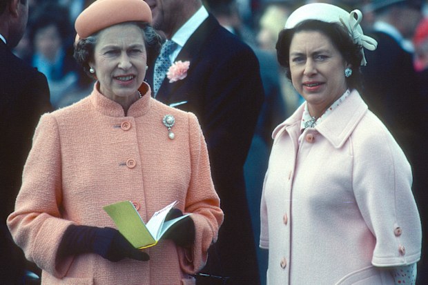 Queen Elizabeth ll and her sister Princess Margaret attend the Epsom Derby on June 06, 1979 in Epsom,  England