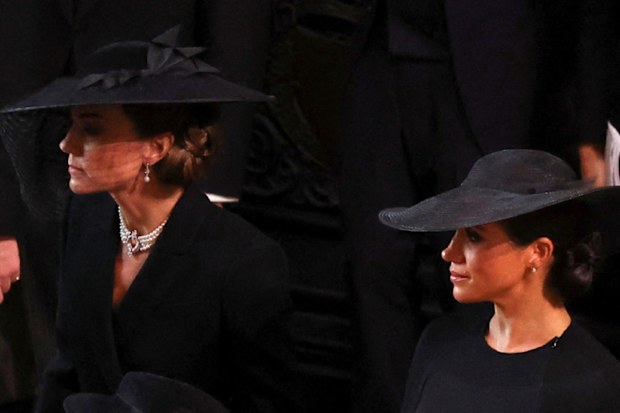 Meghan Markle Kate Middleton funeral