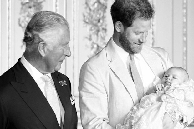 King Charles, Prince Harry and Archie coronation