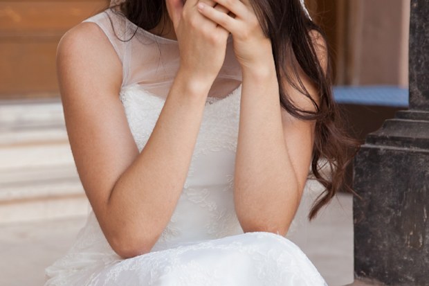 Sad bride