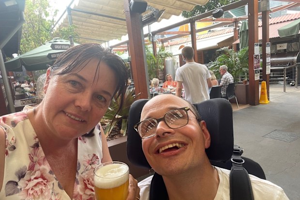 Natasha and brother Brian Youngcare