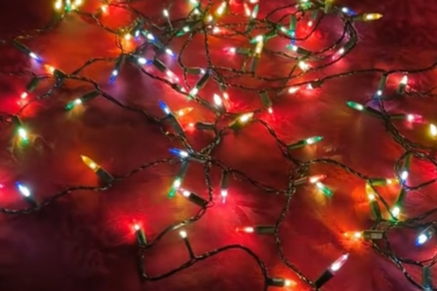 Christmas lights hack
