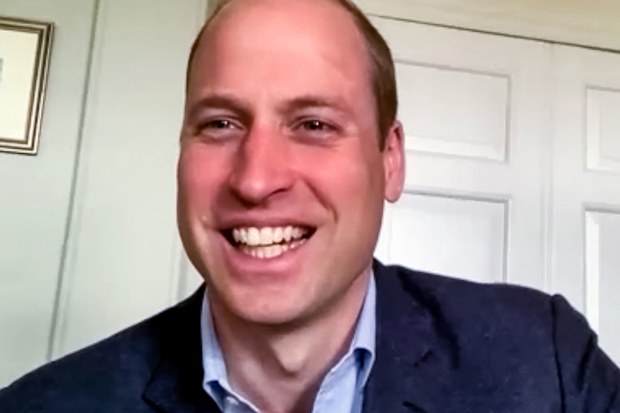 Prince William Scottish Charities video calls (EMBARGO 7:30am 21/5)