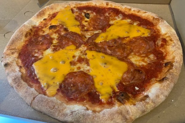 pizza with extra cheese