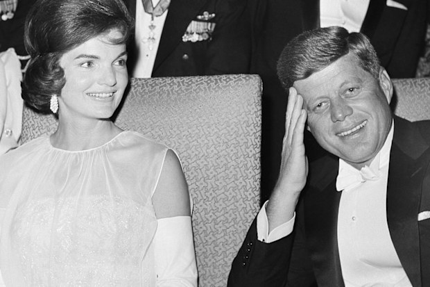 Jackie Kennedy with JFK