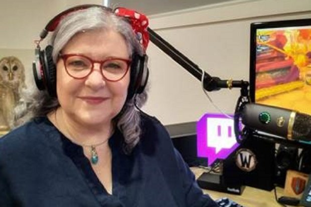 Older female Twitch gamer