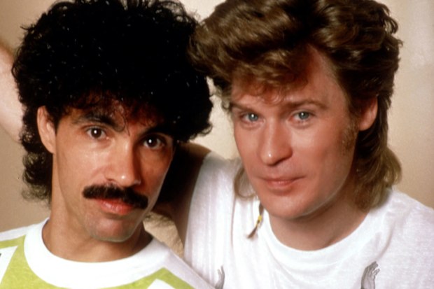 Hall and Oates circa 1982 in New York City. 