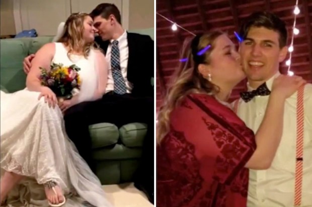 Woman hits back at trolls who say husband is 'too hot for her' 
